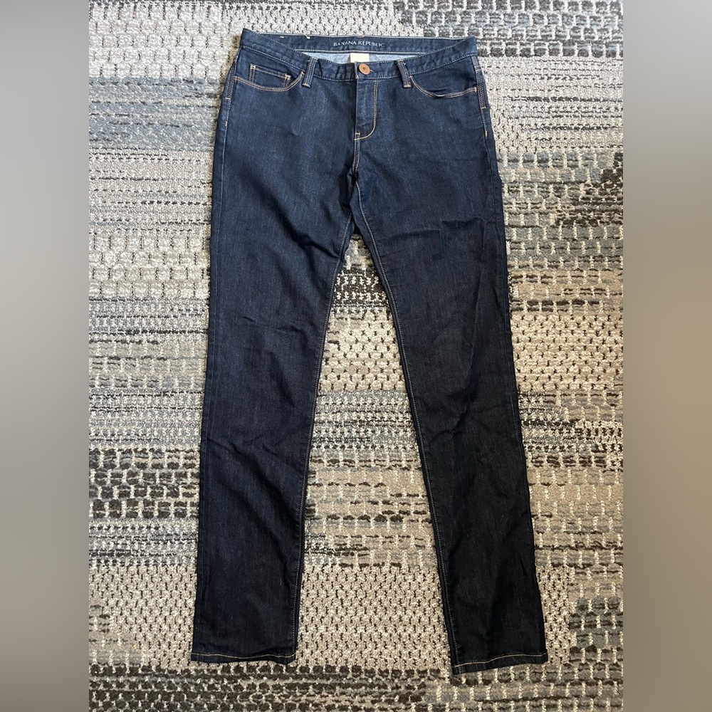 🍌 Banana Republic Ladies Skinny Jeans, Dark Wash, Size 29